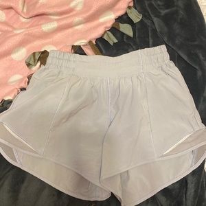 Lululemon hotty hot size 2 pastel blue